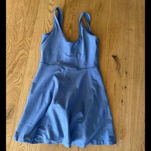 Beyond Yoga Dress Women's S/P Blue Sleeveless Stretchy Activewear Athleisure